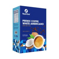 Nutrivo Keto Premix Coffee White Americano with MCT Oil 21g x 12s